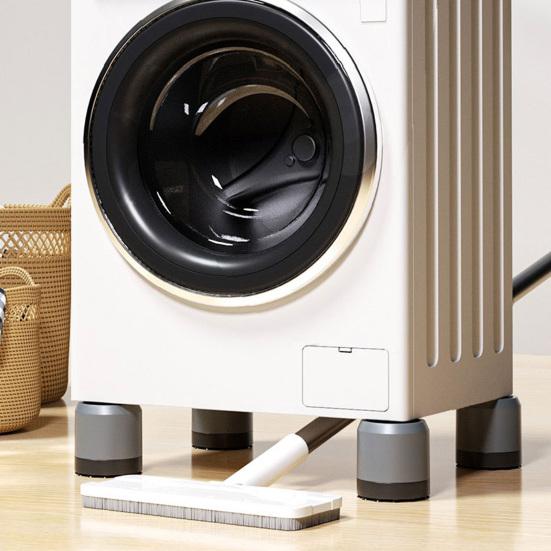 4 шт. амортизирующие коврики для ног, шумоподавление, противоскользящая круглая стиральная машина, мебельная кровать