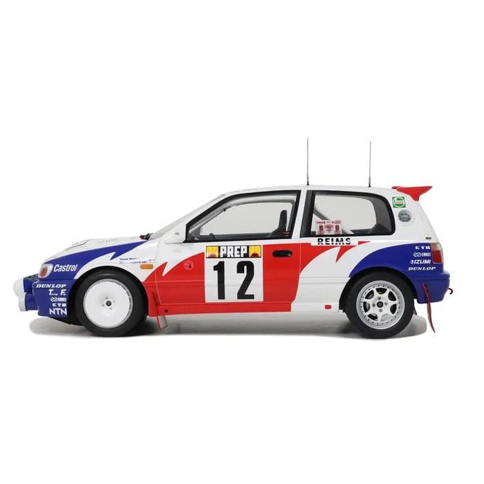 Kyosho OttO mobile 1/18 Nissan Sunny GTI-R Ралли Монте-Карло 1992 #12 OTM461 Разноцветный