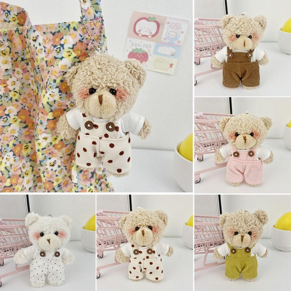 Мягкая кукла Маленький мишка Брелок Мультяшный брелок для ключей от машины Милый подвес для сумки