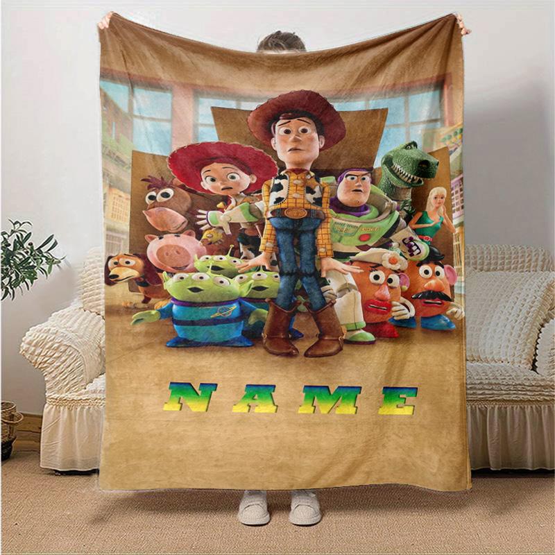 Custom 1pc Toy Story Adventure Blanket, Soft And Comfortable Blanket, Casual Warm, Camping Travel Blanket, Birthday Gift Q910293