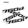ABS Emblem Glossy Black Car Sticker Badge Decal Body Trunk Decor for BMW 728i 730i 735i 740 745i 750i 760i  730d 740d 750d 760d XM2