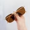 New Arrival Style Sunglasseses Men And Women Square-shaped Shape Alloy Glass Frame UV 400 Shielding Sunglasseses for Women Korean Style Glasses
