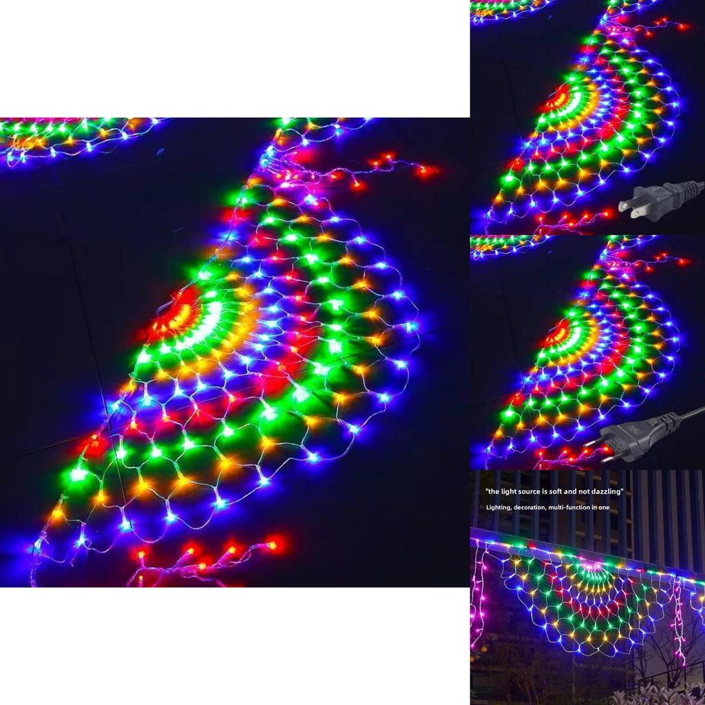 Peacock Outdoor Led Net Light Waterproof For Garden And Patio Decoration
