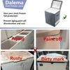 Heavy Duty 210D Waterproof Outdoor Freezer Cover, 7.0 Cubic with Top Zipper