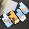 Cute Bubu Dudu Cartoon Phone Case For Iphone 11 12 13 14 15 Pro Max 17 16 Plus Hard PC+TPU Back Cover