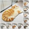 Ragdoll/ Orange Cat Home Bathroom Carpet 40*60cm Bedroom Door Small Rug  For Living Room Tea
