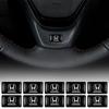 LUP1 10pcs Car Emblem Stickers Epoxy Drop Glue Badge Decoration Decal For Honda Accord Fit CIVIC Mugen XRV CRV CITY VTEC Jazz Odyssey