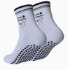 Yoga Pilates Socks Cherry Embroidery Lemon Bread Design Women's Cotton Warmth All-Season Sports Socks One Size Fits All