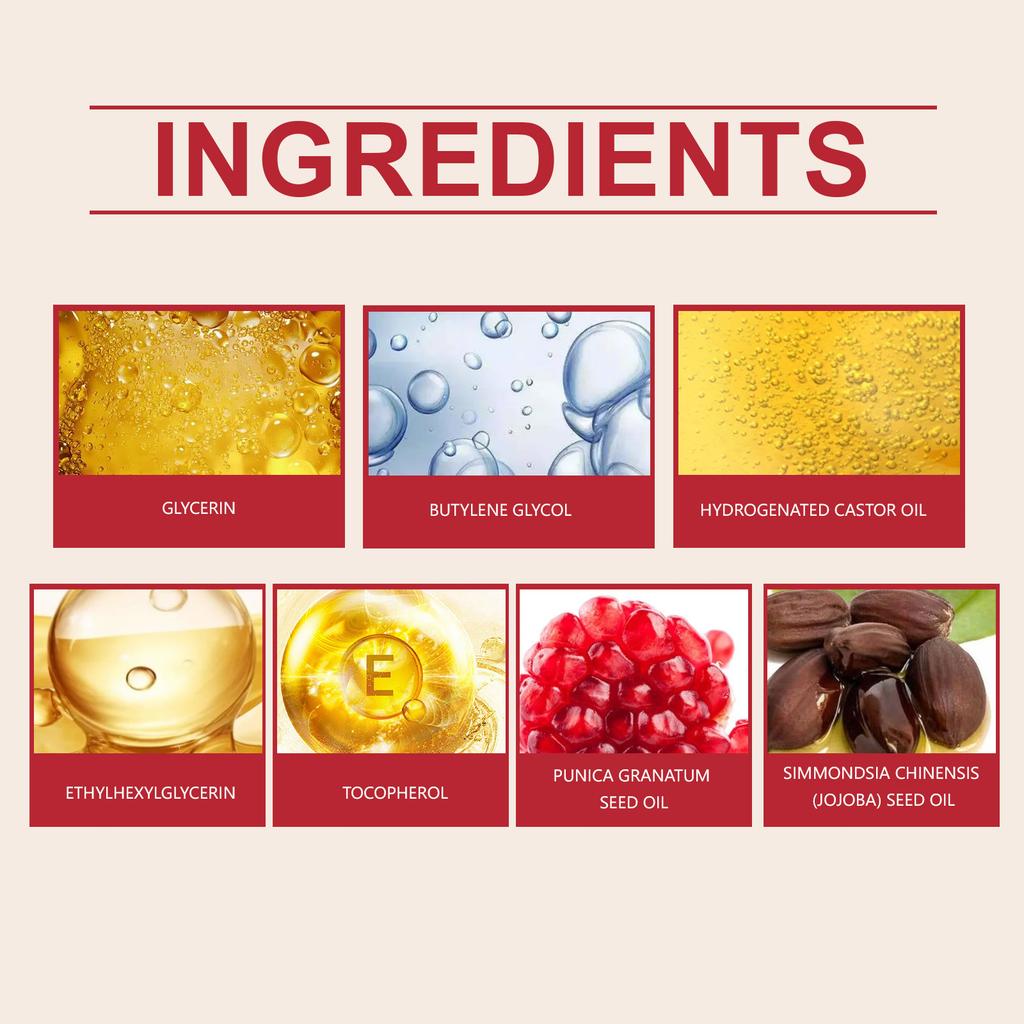 Питательное масло семян граната питает кожу лица и волосы, сохраняет эластичность и укрепляет волосы с помощью масла, 60 мл