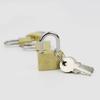 Маленький медный замок для багажного кейса, навесной замок, ящик, замок, мини-замок для влюбленных, защитные дверные замки с 3 ключами, фурнитура для обустройства дома