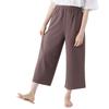 Happy Marilyn Happy Sararin Plus Size Women's Wide Leg Pants Elastic Waist Trousers Two Lengths to