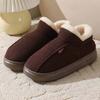 NEW Men Plush Fur Slippers Winter Warm Outdoor Fluffy Soft Cotton Men Boots Indoor Home Fashion Fur Cozy Furry Men Flat Shoes