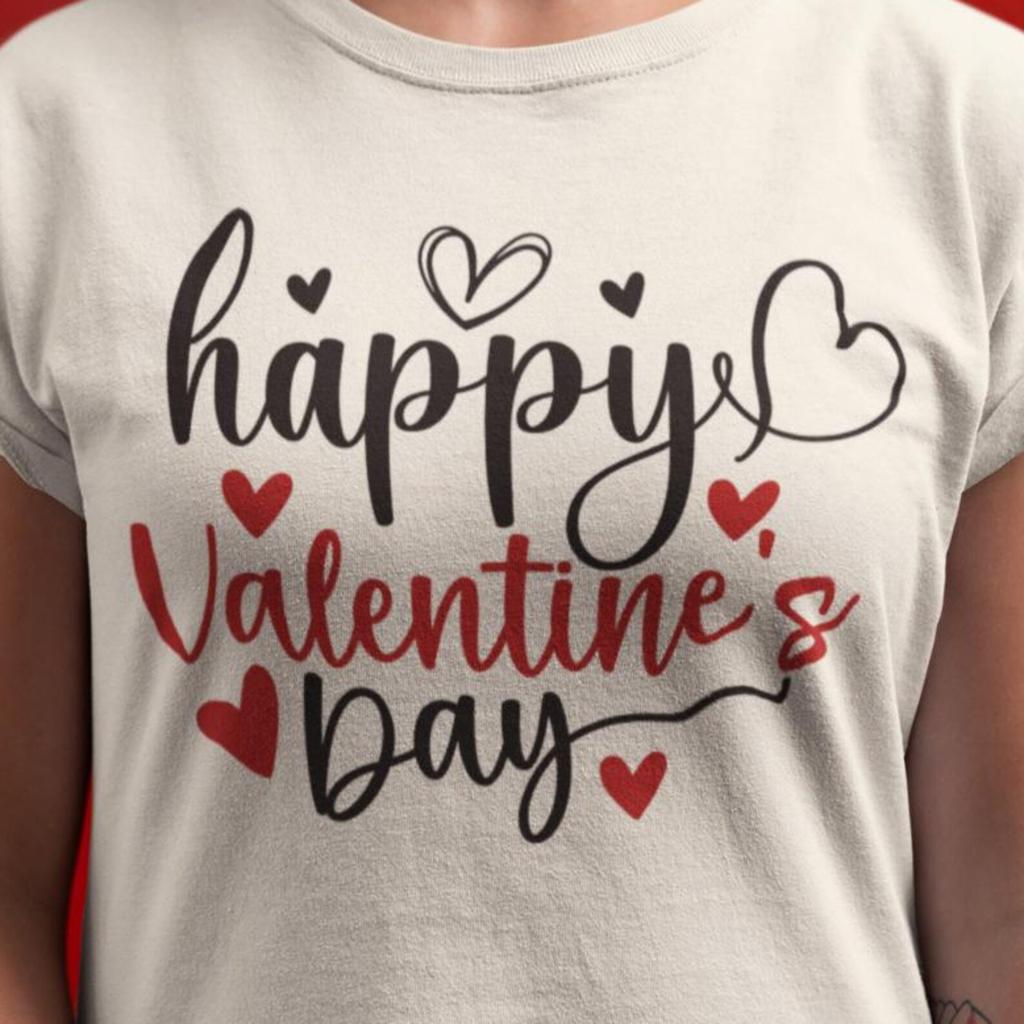 Happy Valentine's Day Shirt for Women | Cute Heart Graphic Tee | Romantic Love Top | Valentine Gift for Her | Galentine Outfit