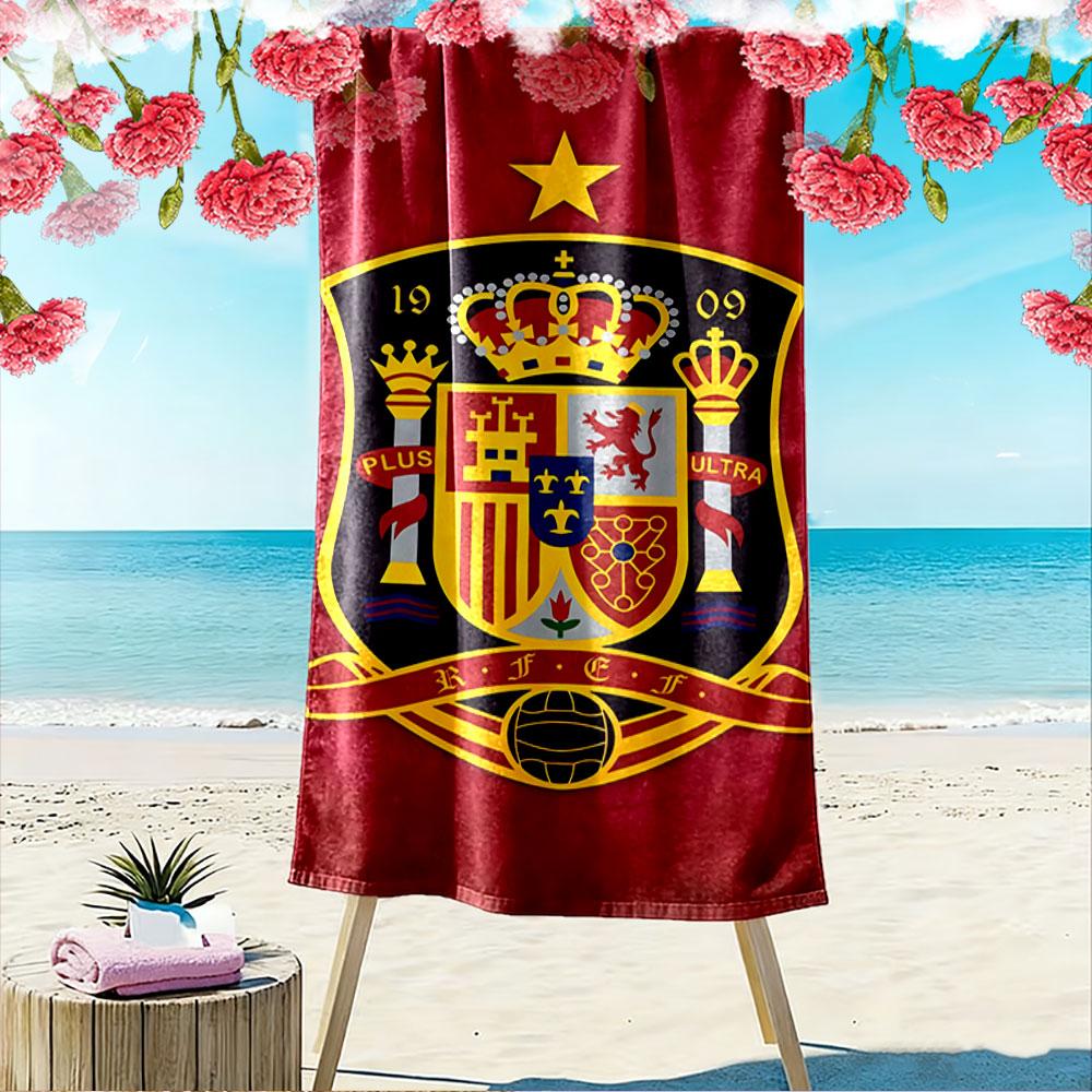 Spanish Football Crest Towel A must-have beach towel for beach travel