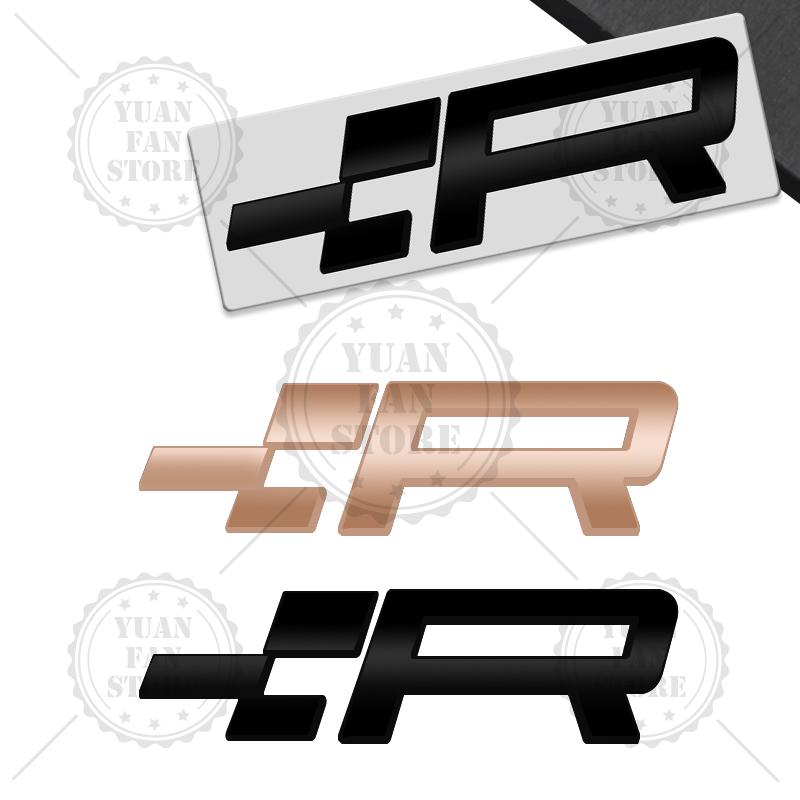 AAZN1 Race Flag R Emblem Car Styling 3D Sticker Metal Logo Badge For Ibiza Leon Alhambra Tarraco Arosa Ateca Mii Born 300 Racing Flag