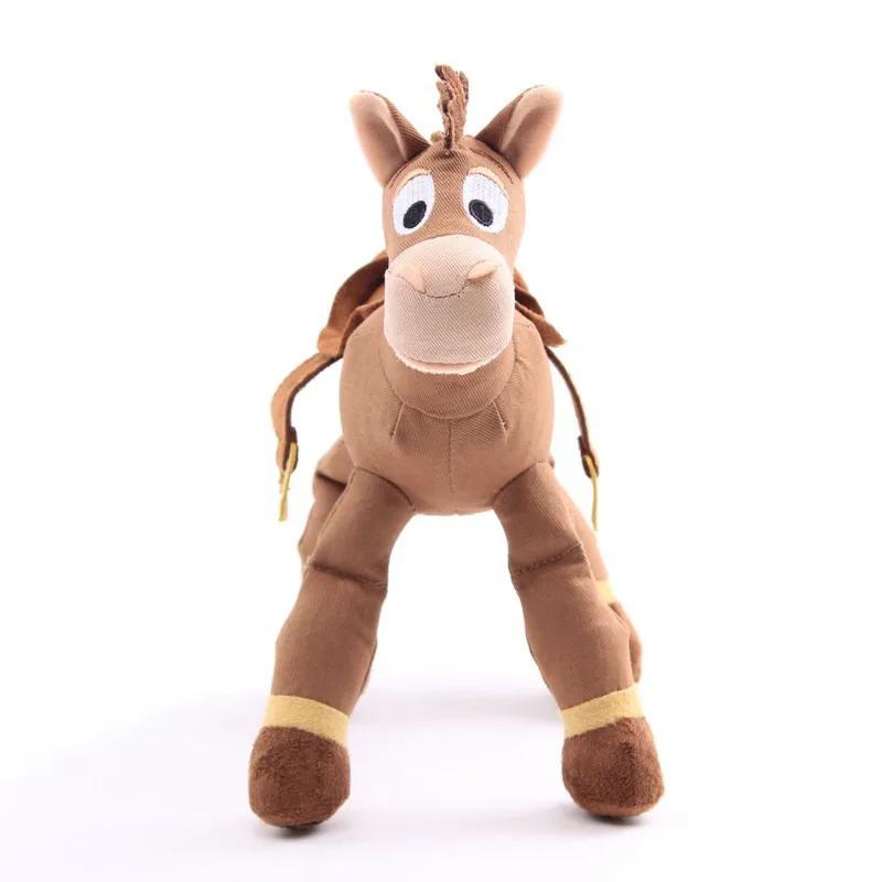 25cm Animation Toy Story Woody Sheriff Bath Red Heart Horse Ordinary Acousto-optic Plush Toy Sofa Pillow Birthday Gift