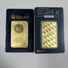 Customize Brand Serial Numbers Brass Coin 1oz 2.5 5 10 20 50 100g Plated Bullion Sealed Pack