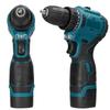 16.8V Cordless Driver Drill Household Electric Screwdriver Regulation Rotation Ways Adjustment