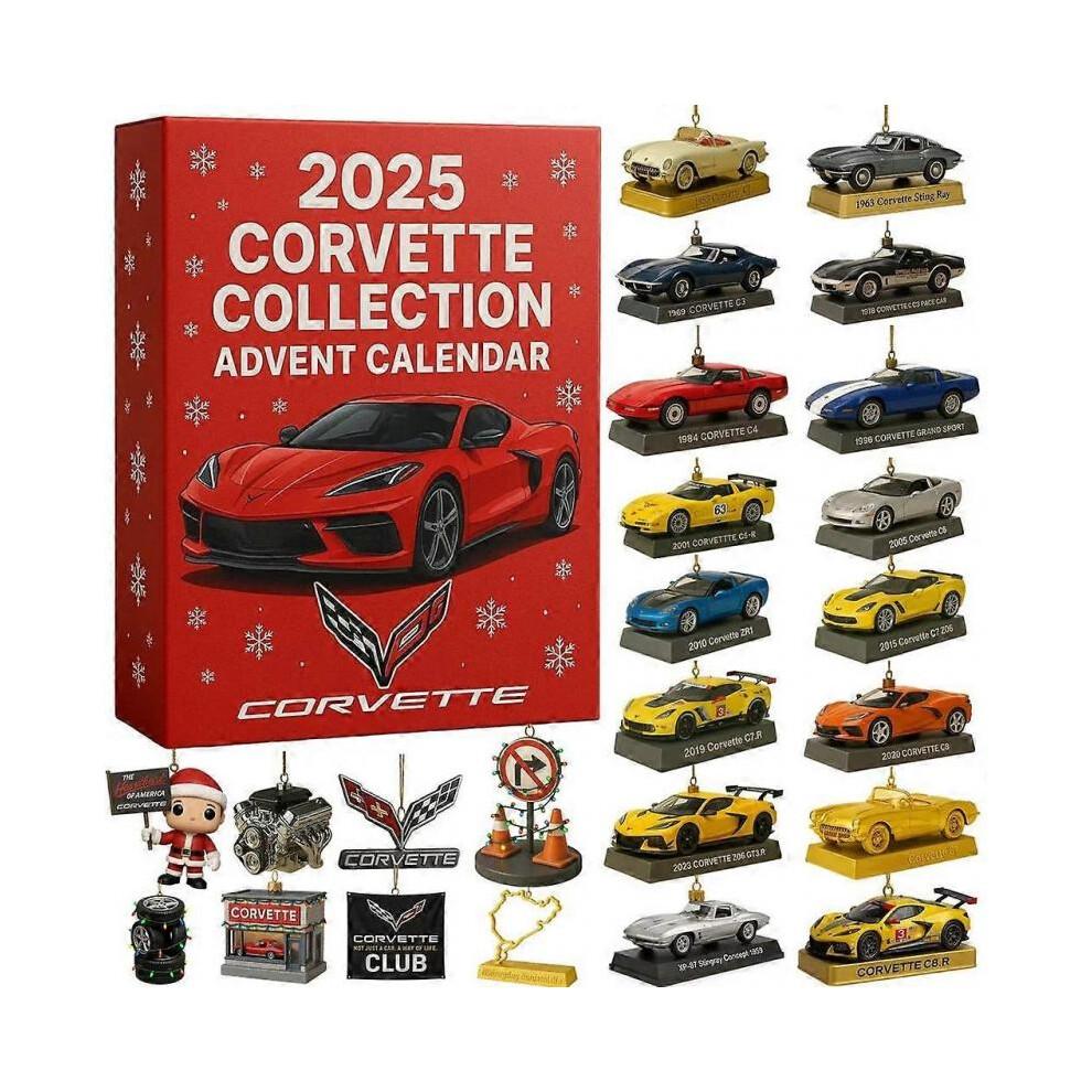 Автомобильный Коллекционный Адвент-календарь 2025 Corvette