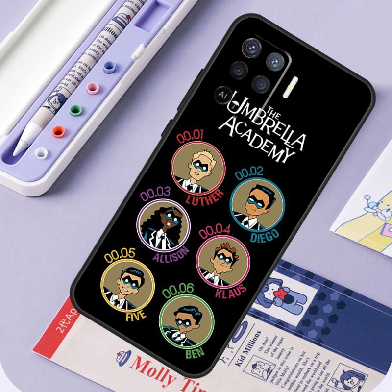 Umbrella Academy For Oppo A60 A80 A40 A94 A74 A54 A15 A18 A38 A58 A78 A98 A16 A76 A96 A57 A17 A77 A5 Pro Case