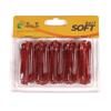20PCS Soft Fishing Lures 7cm 6cmT Tail Worm Silicone Bait Artificial Swing Shad Wobblers for Bass Pike Carp Fishing Tackle