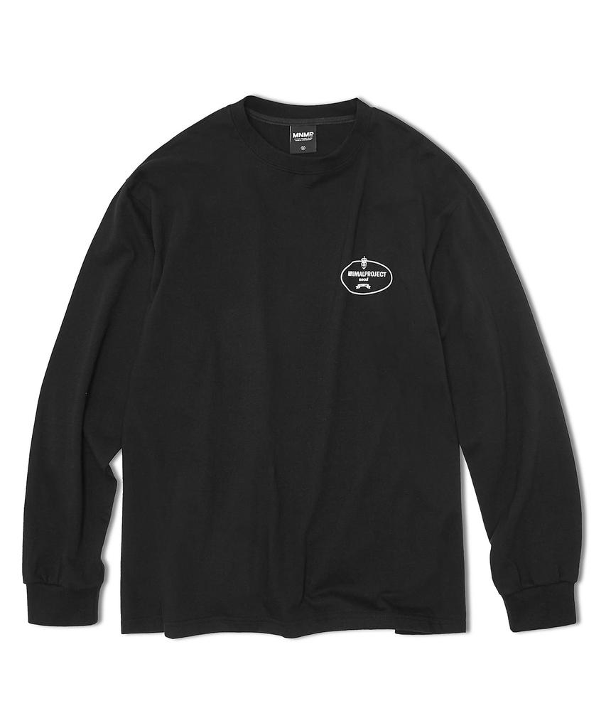 MINIMALPROJECT Wearable Pigment Oversized Long Sleeve T-Shirt Mlt116 [Black]