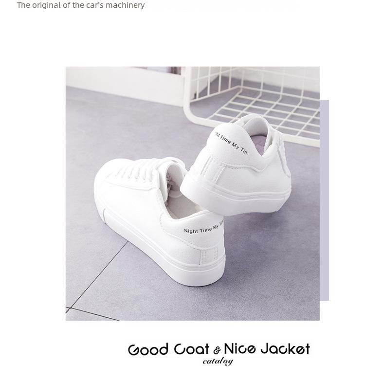 Женские повседневные белые балетки: Дышащий, Модный, Тренд Весна/Осень 2021 для Студентов и Онлайн-Знаменитостей