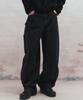 BIG UNION Heavy Canvas Curved Carpenter Pants (Black)