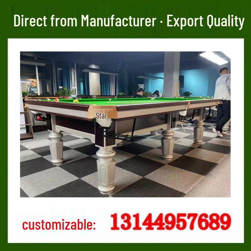 Xinqiu Star Standard Russian Billiard Table - Adult Commercial Use