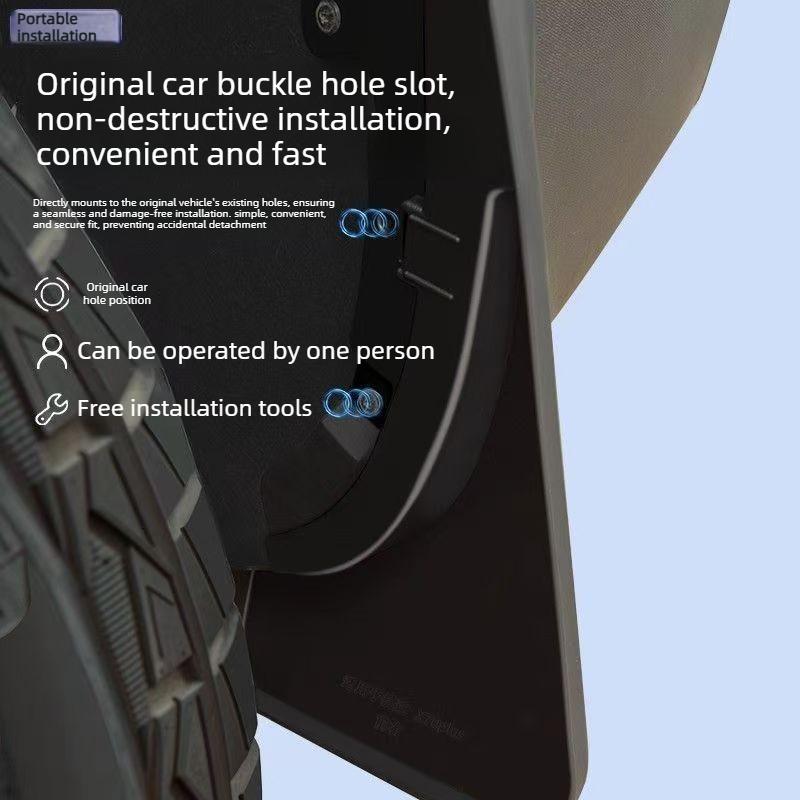 Подходит для автомобиля Leapmotor B01 2026, четырехколесные грязезащитные щитки, аксессуары для модификации автомобильных деталей