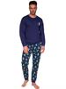 Cornette 115/283 Christmas Tree Pajamas Length/size S-2XL Men's Cornette