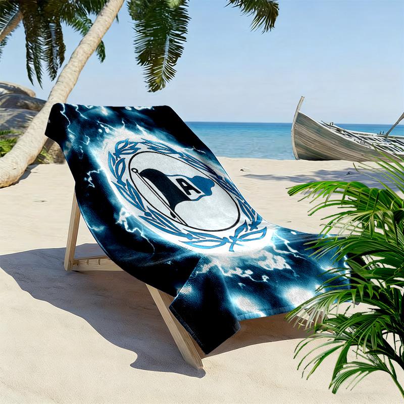 DSC Arminia Bielefeld Print Beach Towel, Large Soft Quick Dry Towel for Beach Camping Swimming