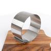 1pc Round Adjustable Stainless Steel Cake Ring Mold Retractable Mousse Cake Ring for Easy Release Baking Ring Tools 6-12inch