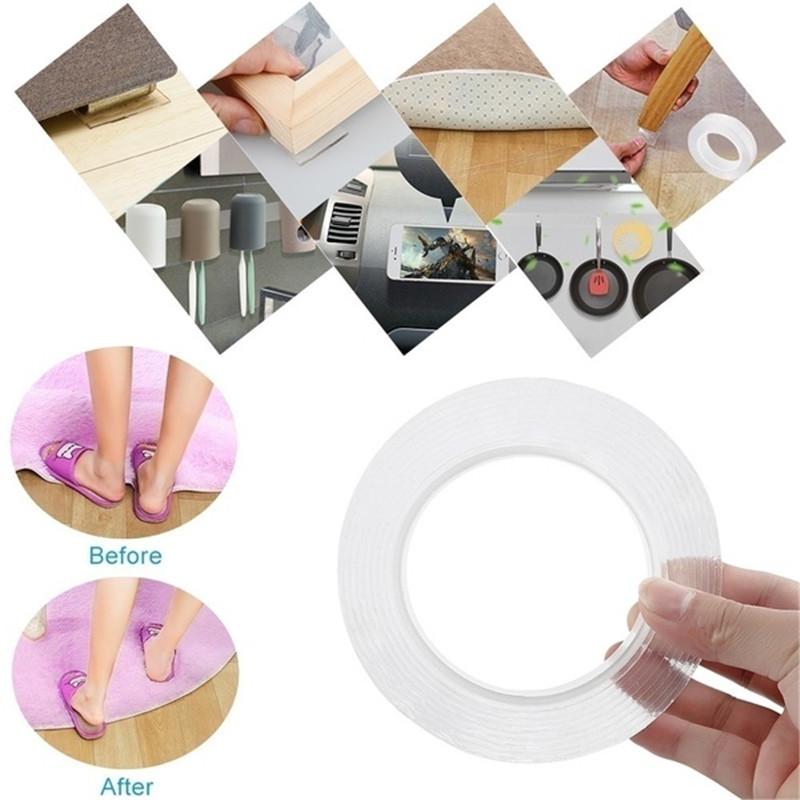 Double-sided Tape Anti-slip Adhesive Nano Seamless Scotch Tape Washable Home Accessories