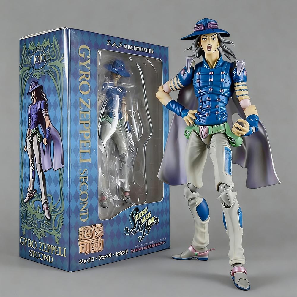 Aixlan 15 см Аниме Фигурка JOJO's Bizarre Adventure Steel Ball Run Юлий Цезарь Цеппели ПВХ Фигурка Действия Подвижная Фигурка Действия