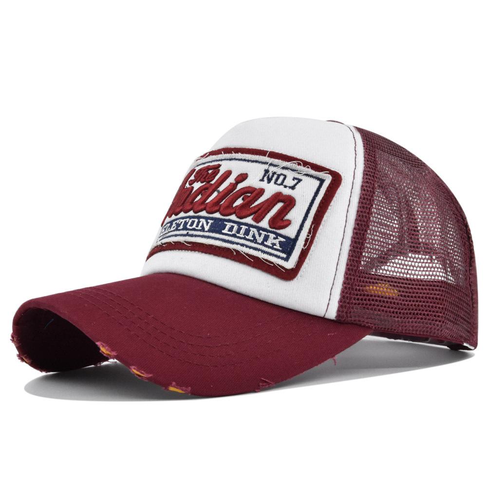 Высококачественная Бейсболка Snapback из Хлопка Мужская Женская Hip Hop Кепка Тракерная Сетчатая Дышащая Кепка Для Защиты от Солнца на Открытом Воздухе Кепка Snapback