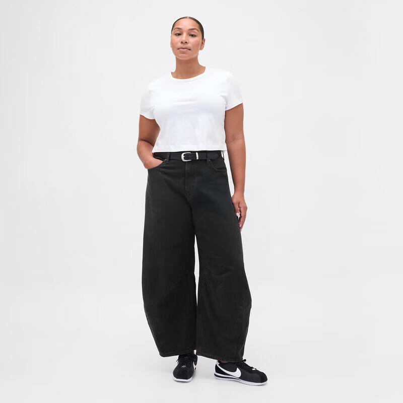 Gap Женские джинсы bootcut с высокой талией и свободным кроем