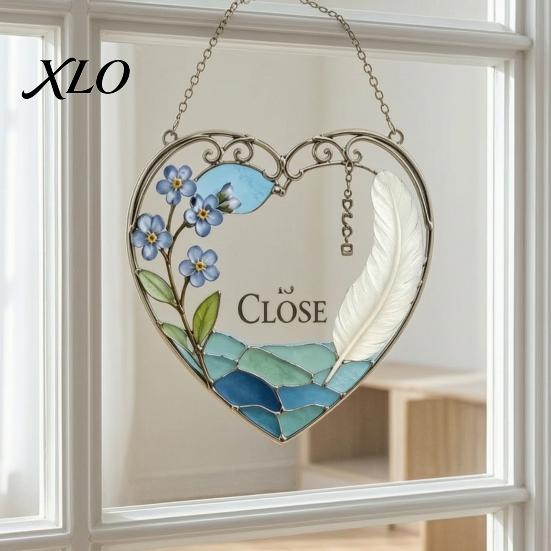 Colorful Light Catcher for Patio Sea Glass Style Acrylic Suncatcher, Catching Hanging Ornament, Decorative Durable Home Decoration Sun Balcony Garden