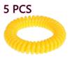 Pest Repellent, EVA Mosquito Repellent Bracelet, 5 Pieces, for Adults and Children, Spiral Bracelets - 02 5pcs[F85]