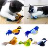 Cat Interactive Toy Simulation Birds Shape Cat Toy Funny Teasing Cute Cat Toy Indoor Cute Toy with Realistic Bird Sounds