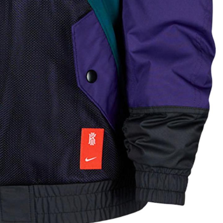 Nike Куртка с цветным логотипом, детские топы, синяя CU8921-300