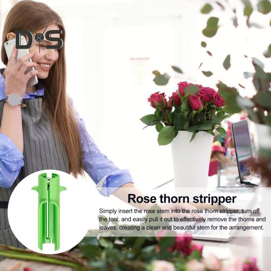 1/2/3 шт. Инструмент для удаления шипов с роз, простой в эксплуатации, эффективный портативный инструмент для удаления шипов с листьев роз, очиститель для цветов