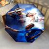 Ronaldo's Goals Folding umbrella Portable Umbrella light Three folds Gift