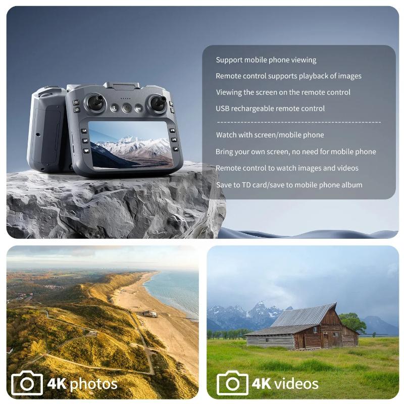 НОВЫЙ XT606 Max GPS Дрон 8K HD Профессиональный Двойная Камера 5G WIFI FPV Предотвращение Препятствий Бесколлекторный RC Квадрокоптер Избегание Складной Дрон Игрушка