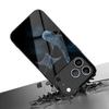 Чехол из закаленного стекла для телефона iPhone 17 16 15 14 13 12 11 Pro Max 17 Air 7 8 Plus XS X XR с изображением глубоководного звездного неба и китовой акулы