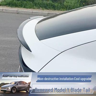 Совместимое заднее крыло для Tesla Model Y 2025 года, высокопроизводительное, оригинальное, модификация типа «лезвие»