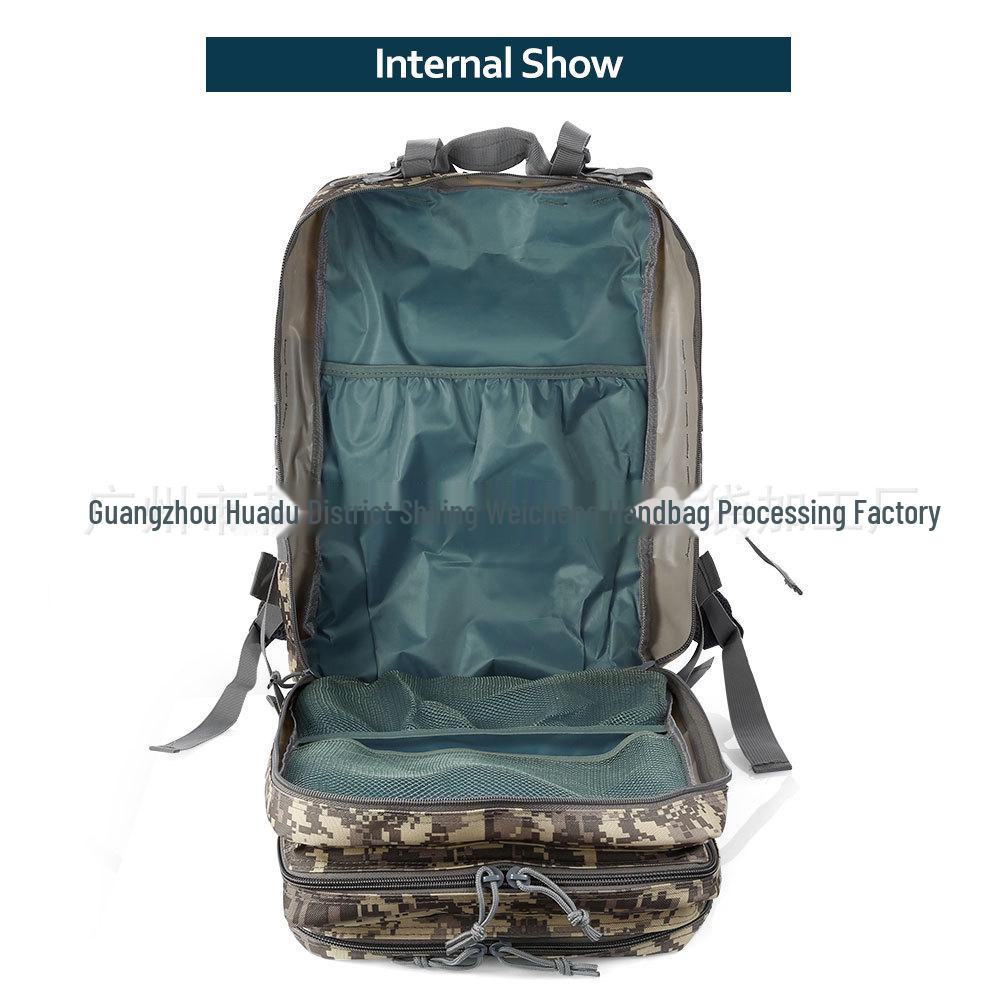 Тактический многофункциональный камуфляжный рюкзак с двумя плечами для велоспорта, путешествий и спорта