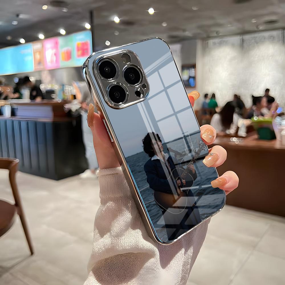 Чехол для телефона Conan Gray Wishbone для iPhone 17 Pro Max 15 Pro 16 14 Plus 12 13 Mini 11 Pro Ударопрочный Электроplated Стеклянная крышка