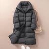 Пуховик женский средний и длинный зимний пальто женский 2024 новая женская зимняя одежда утолщенный модный пуховик