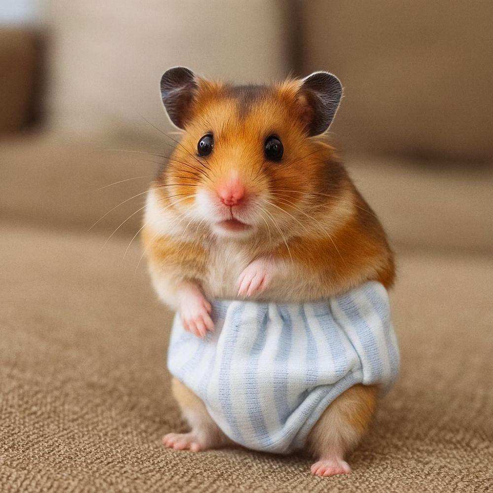 Absorbent Squirrel Physiological Underwear Breathable Groundhog Briefs Period Panties Incontinence